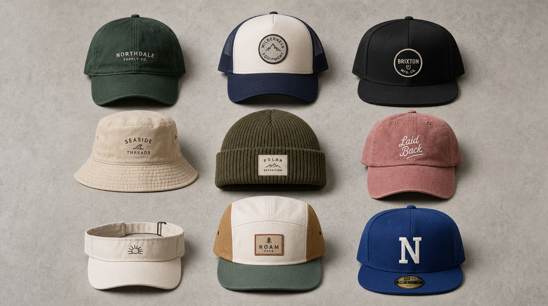 Custom Snapback Hats &mdash; production detail